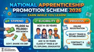 National Apprenticeship Promotion Scheme 2026: Stipend, Eligibility and Process