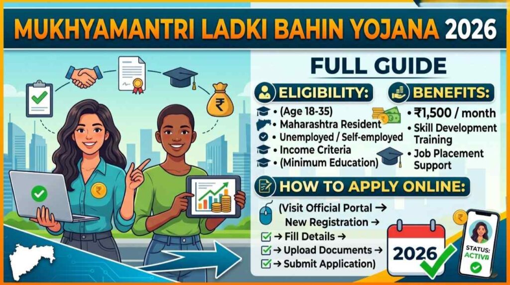 Mukhyamantri Ladki Bahin Yojana 2026: Eligibility, ₹1500 Monthly Benefit and How to Apply