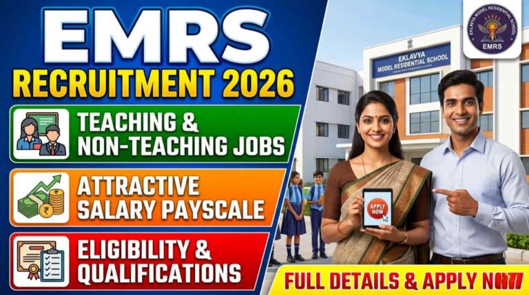 Eklavya Model Residential School Jobs 2026: Recruitment, Salary and Eligibility