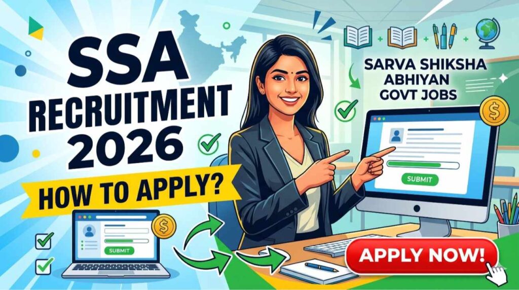 SSA Recruitment 2026: How to Apply for Sarva Shiksha Abhiyan Government Jobs