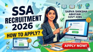 SSA Recruitment 2026: How to Apply for Sarva Shiksha Abhiyan Government Jobs
