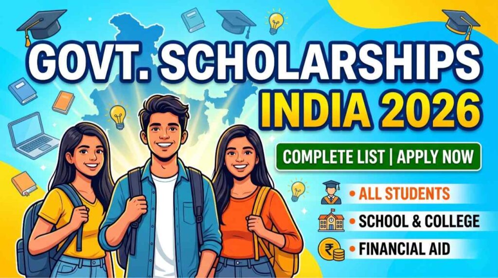 Government Scholarship Schemes for Students in India 2026: Complete List