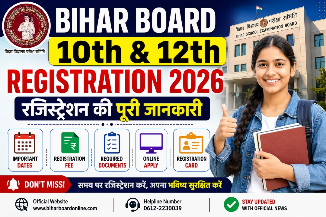Bihar Board 10th & 12th Registration 2026